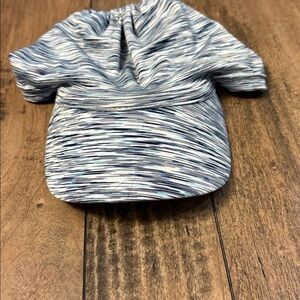 Gray and Black Patterned Cap